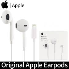 Original Apple Earpods With Lightning Connector Wired Earphones In Ear Sport Earbuds Deep Richer Bas Earbuds Sport Earbuds Earphone