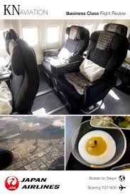 Jal Japan Airlines Boeing 737 800 Business Class Review Besides Seoul Jal Also Connects Tokyo More Specif Business Class Business Class Flight Flight Review