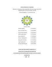 Makalah Dana Pensiun Syariah Docx Dana Pensiun Syariah Makalah Ini Ditujukan Untuk Memenuhi Salah Satu Tugas Mata Kuliah Pengembangan Produk Keuangan Course Hero