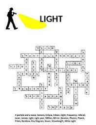 Smart, easy and fun crossword puzzles to get your day started with a smile. Crossword Puzzle On Light Crossword Puzzle Crossword Light