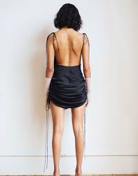 Drawstring Dress Black Drawstring Dresses Fashion Chic Fall Fashion