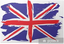 Georges cross flag mit ösen. Poster Grunge England Flagge Pixers Wir Leben Um Zu Verandern