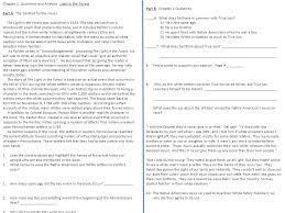 Chapter 2 Questions And Analysis Light In The Forest Part A The Context For The Novel The Light In The Forest Was Published In The Title Derives Ppt Download