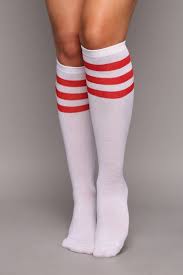 Black And White Striped Knee High Socks Not Your Average Knee High Socks Red Do Not Order Red Knee High Socks Striped Knee High Socks White Knee High Socks