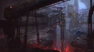 Artstation 04 Cuba Lee Fantasy Art Landscapes Far Future Dark Fantasy Art