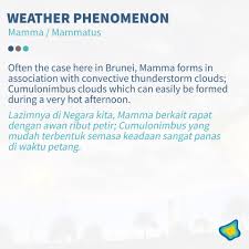 Bab.la is not responsible for their content. Mammatus Brunei Darussalam Meteorological Department Facebook