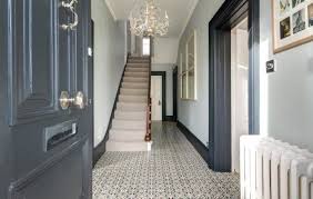 The Househunter Room By Room Two Very Different Properties For You This Week First Up Might Be A Bit Of A Tr Grey Interior Doors Hallway Colours Tiled Hallway
