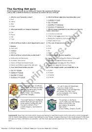 Sorting House Quizzes
