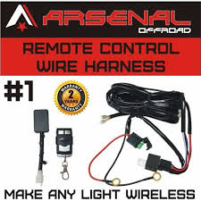 1 Remote Control Wiring Harness Kit Switch Relay Led Light Bar 120w 240w 300w Walmart Com Walmart Com