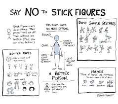 Say No To Stick Figures In Student Projects David Rickert Stick Figures Middle School Art Art School