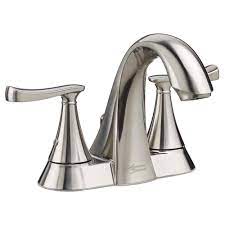 Discover great plumbing fixture at great savings at samsclub.com. American Standard Chatfield 4 In Centerset 2 Handle Bathroom Faucet In Brushed Nickel 7413201 295 The Home Depot