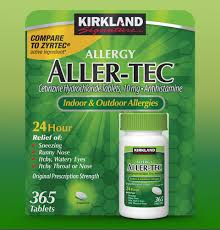 Zyrtec contains cetirizine hydrochloride, also called no research has concluded that zyrtec or claritin is more effective, but some people report better. Kirkland Signature Aller Tec 365 Tablets Costco