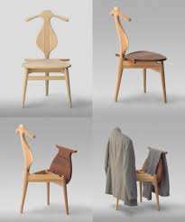 The Valet Chair Designed In 1953 By Hans J Wegner Is In Essence A Stool Conceived To Function As A Clothes Valet For Stude Furniture Wegner Chair Valet Chair