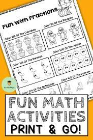 Math Activities Worksheets Math Activities Fun Math Activities Fun Math