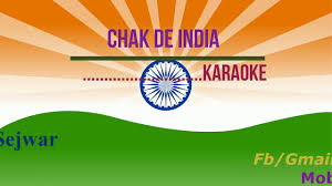 Chak De Indiaii Clean Karaoke With Lyrics Ii By My Karaoke Zone Youtube
