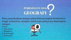 Soal Olimpiade Geografi