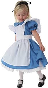Labito è realizzato in cotone blu leggermente strutturato a seconda della disponibilità e delle preferenze. Amazon Com Deluxe Toddler Alice In Wonderland Costume Alice In Wonderland Dress For Girls Clothing