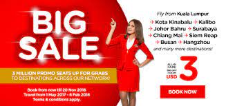 · airasia free seats promotion is here once more with up to 5 million promotional seats! Airasia Free Seats 3000000 Promotion Seats Up For Grabs Up To 3 Million Promotional Seats Are Up For Grabs I Kota Kinabalu Malaysia Travel Spring Vacation