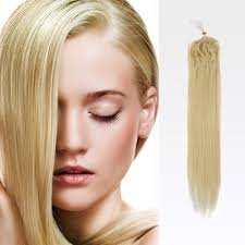 Blonde hair extensions are a fast and in clover way to wear your hair just how you run short of it without using hair stain griffin preheat styling your possessed hair in a soft priced the four hundred. Buy Micro Loop 100 Human Natural Ash Blonde Hair Extensions