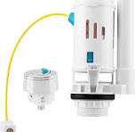 Toilet Dual Flush Valve with Push Button, Toilet Flush ...