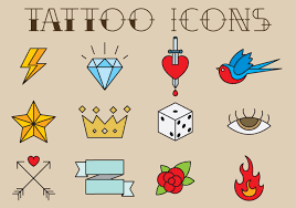 Tattoo icons ✓ download 7 tattoo icons free ✓ icons of all and for all, find the icon you need, save it to your favorites and download it free ! Alte Stil Tattoo Icons 102126 Vektor Kunst Bei Vecteezy