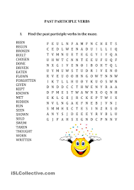 Past Participle Verbs Verb Worksheets Verb Past Tense Worksheet