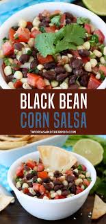 Black Bean And Corn Salsa With Rotel A Simple And Healthy Black Bean Corn Salsa Recipe For An Easy Supper Night It Is A Great Appetizer Made W Black Bean Corn Salsa Bean Recipes Appetizer Recipes
