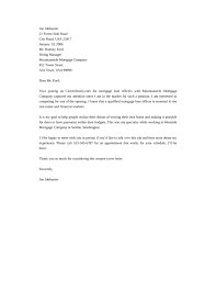 Loan Officer Cover Letter