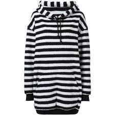Black And White Striped Hoodie Women S A F Vandevorst Oversized Striped Hoodie 419 Liked On Polyvore Featuring Tops Hoodies Black Hooded Swea Striped Hoodie Women Striped Hoodie Black Hoodie