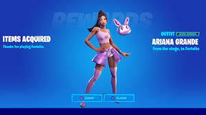 As the name suggest, this map is an attempt at integrating the minecraft experience within fortnite. How To Get New Ariana Grande Skin In Fortnite Youtube