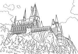 Harry Potter Cartoon Coloring Pages Coloring And Drawing