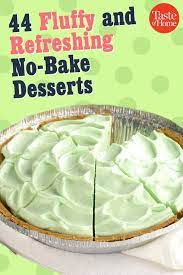 60 Fluffy And Refreshing No Bake Desserts No Bake Desserts Desserts Baked Dessert Recipes