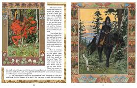 Vasilisa The Beautiful And Baba Yaga Illustrated By Ivan Bilibin Russian Fairy Tales Illustrated Alexander Afanasyev Ivan Bilibin Illustration Fairy Tales Fairy