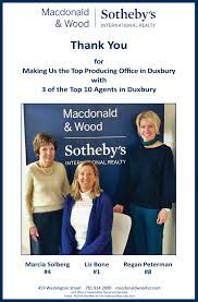 Macdonald & wood sotheby's international realty pride themselves on providing professional service to buyers & sellers of houses for sale. Marcia Solberg
