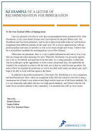 Following is a quick reference card with a summary of the requirements2. Character Letter Of Recommendation For Immigration In Nz
