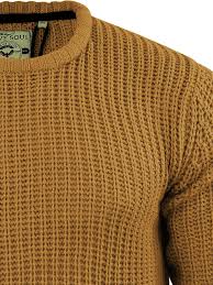 Shop mens jumpers & cardigans in a range of colours & styles such as crew neck jumper. Mens Jumper Brave Soul Binary Fisherman Knitted Crew Neck Sweater Ebay