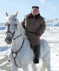 Поделись gif или посмотри похожие gif теги. Article Kim Jong Un Riding A Majestic White Horse Is The Perfect Wallpaper Don T Me
