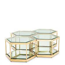 This juliette glass top coffee table will slay the design game. Coffee Table Sax Set Of 4