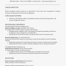 If you are in the market for employment as a manager, your resume should include an objective statement that clearly conveys what type and level of position you hope to obtain. Marketing Analyst Resume Example