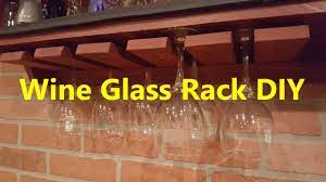 | wine glass holders └ bar tools & accessories └ kitchen, dining & bar └ home & garden all categories antiques art automotive baby books business & industrial cameras & photo cell phones. Wine Glass Rack Diy Youtube