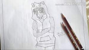Cute anime boys anime amino. Anime Guy With Hoodie Drawing Sketch Arts In Motion Anime Boy Youtube
