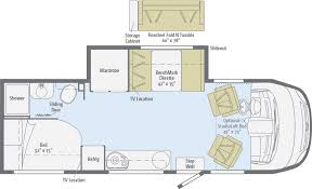 Via Floorplans Winnebago Rvs Rv Floor Plans Floor Plans Winnebago