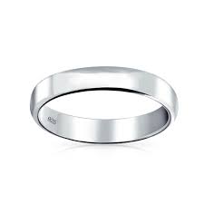 Check out our simple silver ring selection for the very best in unique or custom, handmade pieces from our rings shops. Plain Simple 925 Sterling Silver Dome Couples Wedding Band Ring 4mm Overstock 17996340