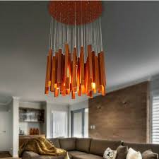 Luxury Novelty Wood Modern Led Ceiling Chandelier Indoor Lighting Fixture For Parlor Free Shipping Indoor Lighting Fixtures Indoor Lighting Led Ceiling