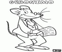 Geronimo Stilton Para Colorear