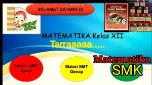 Materi Matematika Kelas Xii Youtube
