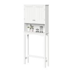 Our bathroom storage collection organizes your essentials, so everyone can calmly find what they are looking for even during the hectic morning rush hour. Beadboard Over The Toilet Space Saver Cabinet White Riverridge Home Target