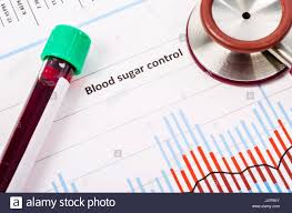Sample Blood For Screening Diabetic Test In Blood Tube On