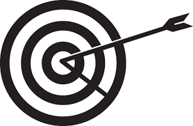 435ga Stylized Target And Arrow Target Image Bullseye Tattoo Arrow Illustration