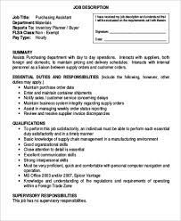 Free 7+ Purchasing Agent Job Description Samples In Ms Word | Pdf